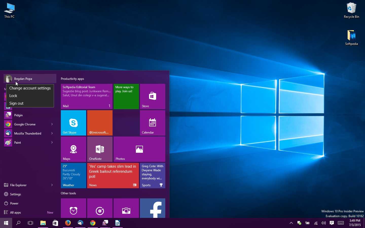 Обзор windows 10