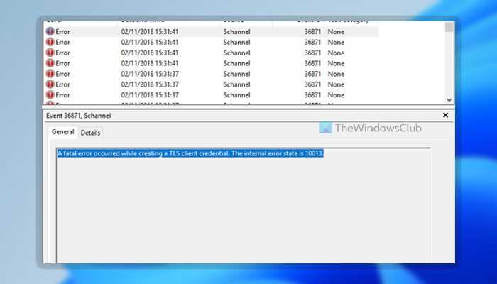 Schannel 36887 ошибка 70 windows 7 зависает - помощник в исправлении ошибок