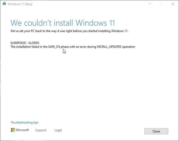 [solved] windows 11 update error code 0x8007007f – techzone online