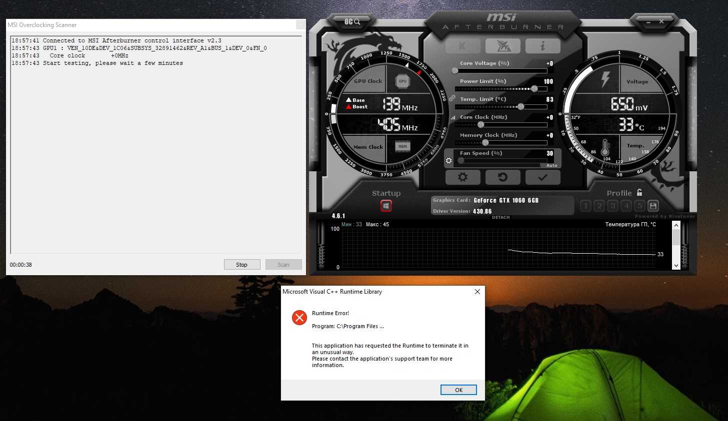 Msi afterburner как настроить для игр. как включить мониторинг игр в msi afterburner
