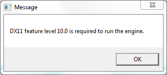 Что делать с ошибкой “dx11 feature level 11.0 is required to run the engine”