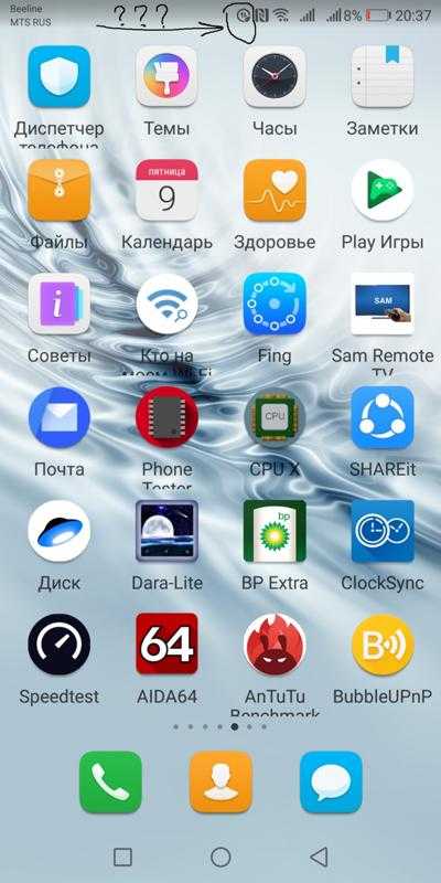 Что означает значок в виде глаза на телефоне?