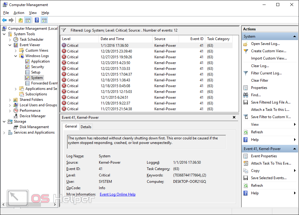 Что это за ошибка kernel power 41 в Windows 10 и 7 Разбираем причины ее появления и способы устранения Плюс видео по теме