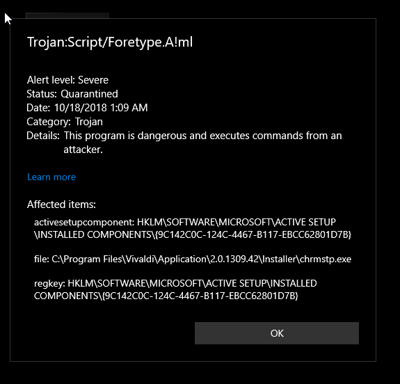 Как удалить hacktool:win32/keygen | как удалить