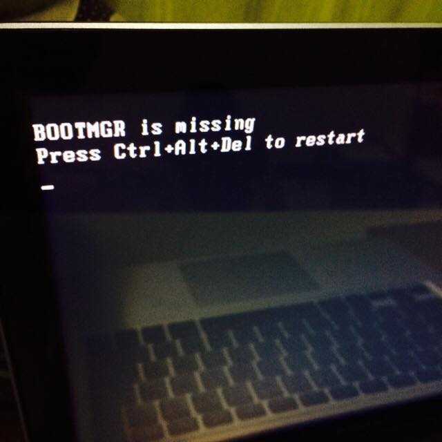 Ошибка «bootmgr is missing press ctrl+alt+del to restart»: восстановление работы windows 7, 10, 8, xp