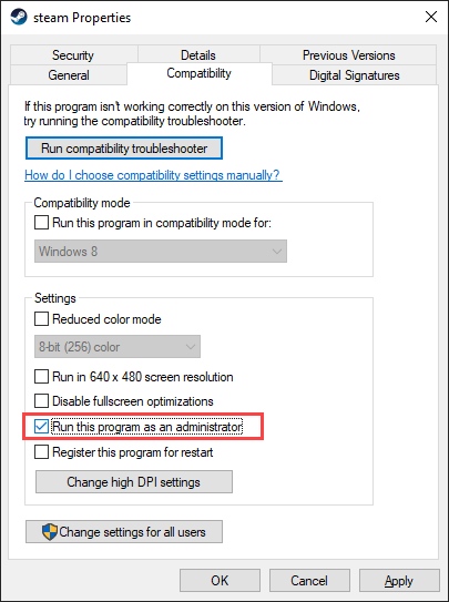 Исправить ошибку компонента steam service в windows 10 - zanz
