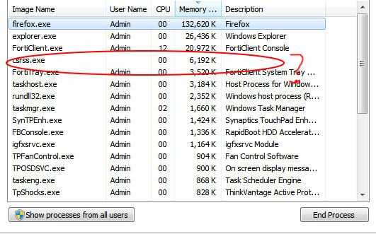 Csrss.exe — что за процесс windows, почему грузит процессор, озу, диск и видеокарту