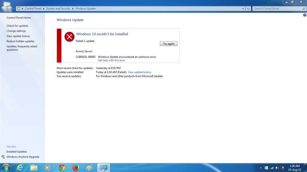 Распространенные ошибки клиентский компонент центра обновления windows - windows client | microsoft learn