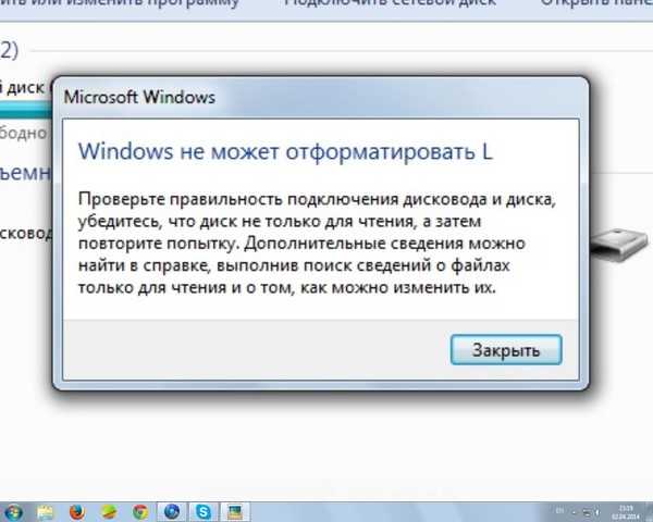 Как открыть флешку, если она требует форматирования