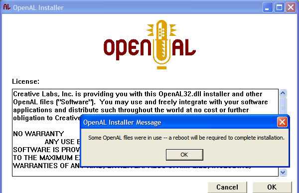 Openal32.dll - скачать для windows