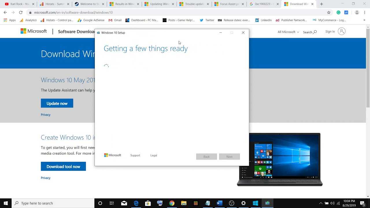Ошибка 0xc1900204 блокирует обновления windows 10 [fix]