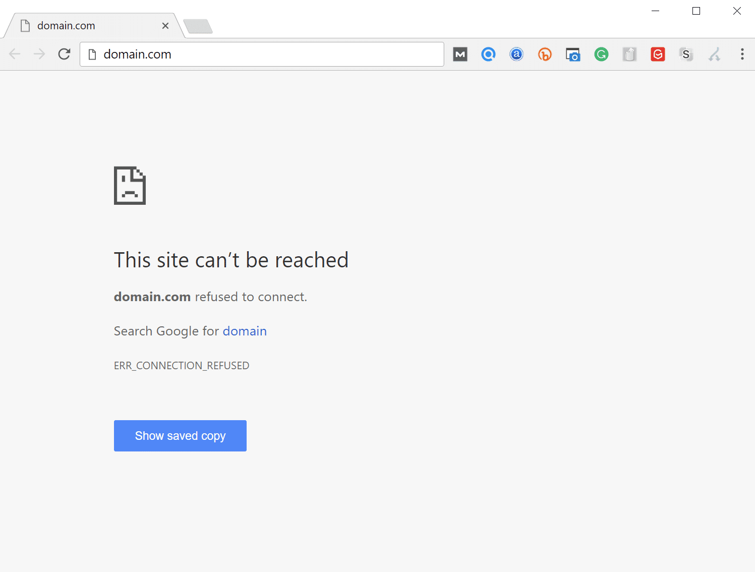 Как исправить ошибку err_connection_refused в google chrome - bugsfighter
