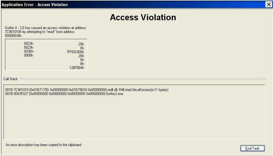 Access violation 2. Готика 1 ошибка access Violation. Готика ошибка access Violation. Ошибка при запуске Gothic 2. Готика 2 Spacer 2 access Violation 77e5e925h.