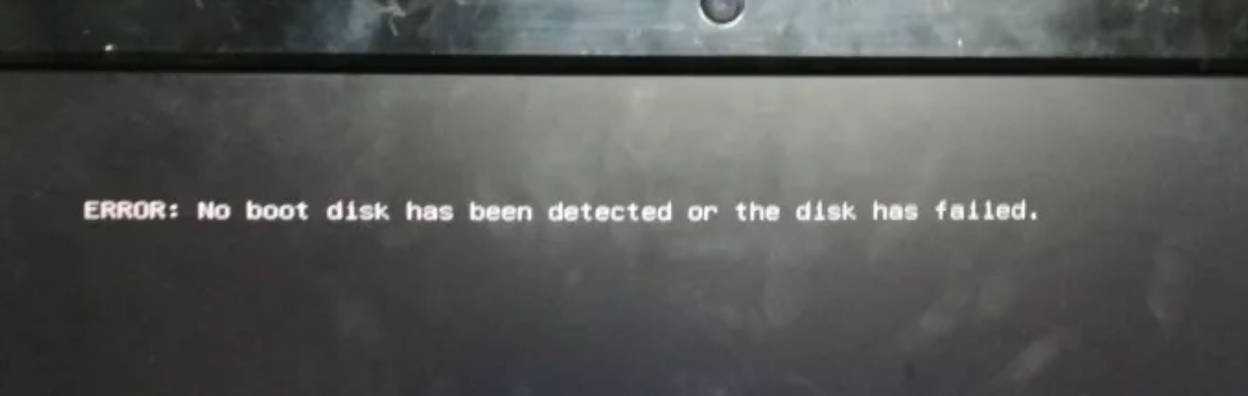 Как исправить ошибку disk boot failure, insert system disk