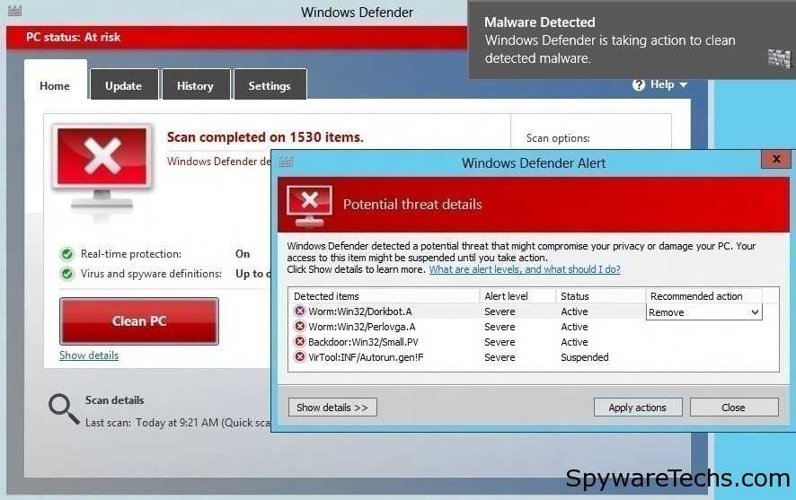 Как очистить систему от вируса win32 malware gen