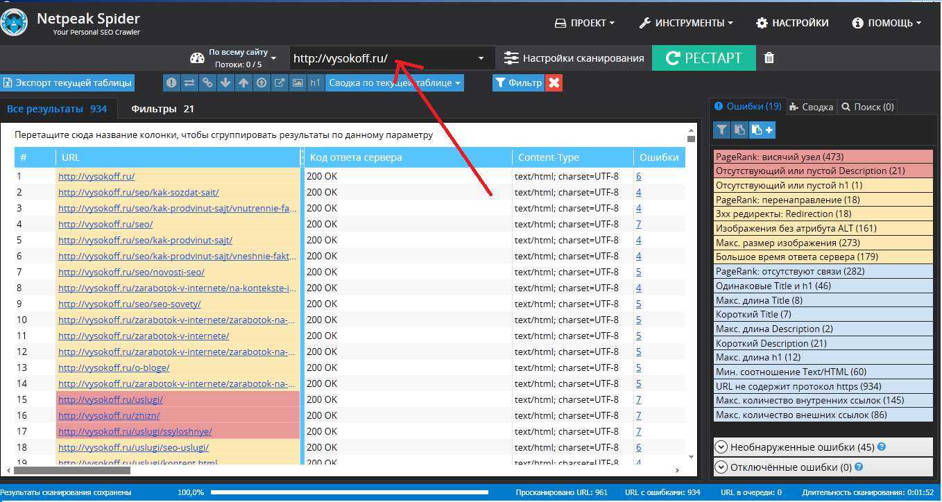 Программа для seo анализа сайта — seoblog