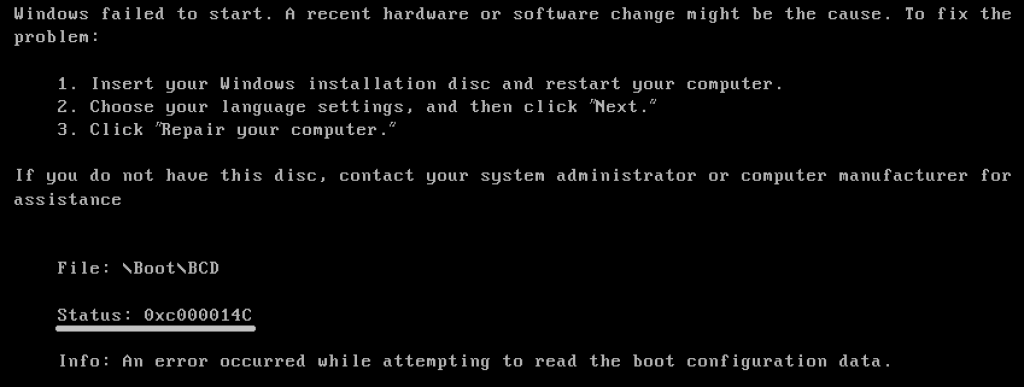 0xc000014c: fix for windows vista, 7, 8, 8.1, 10