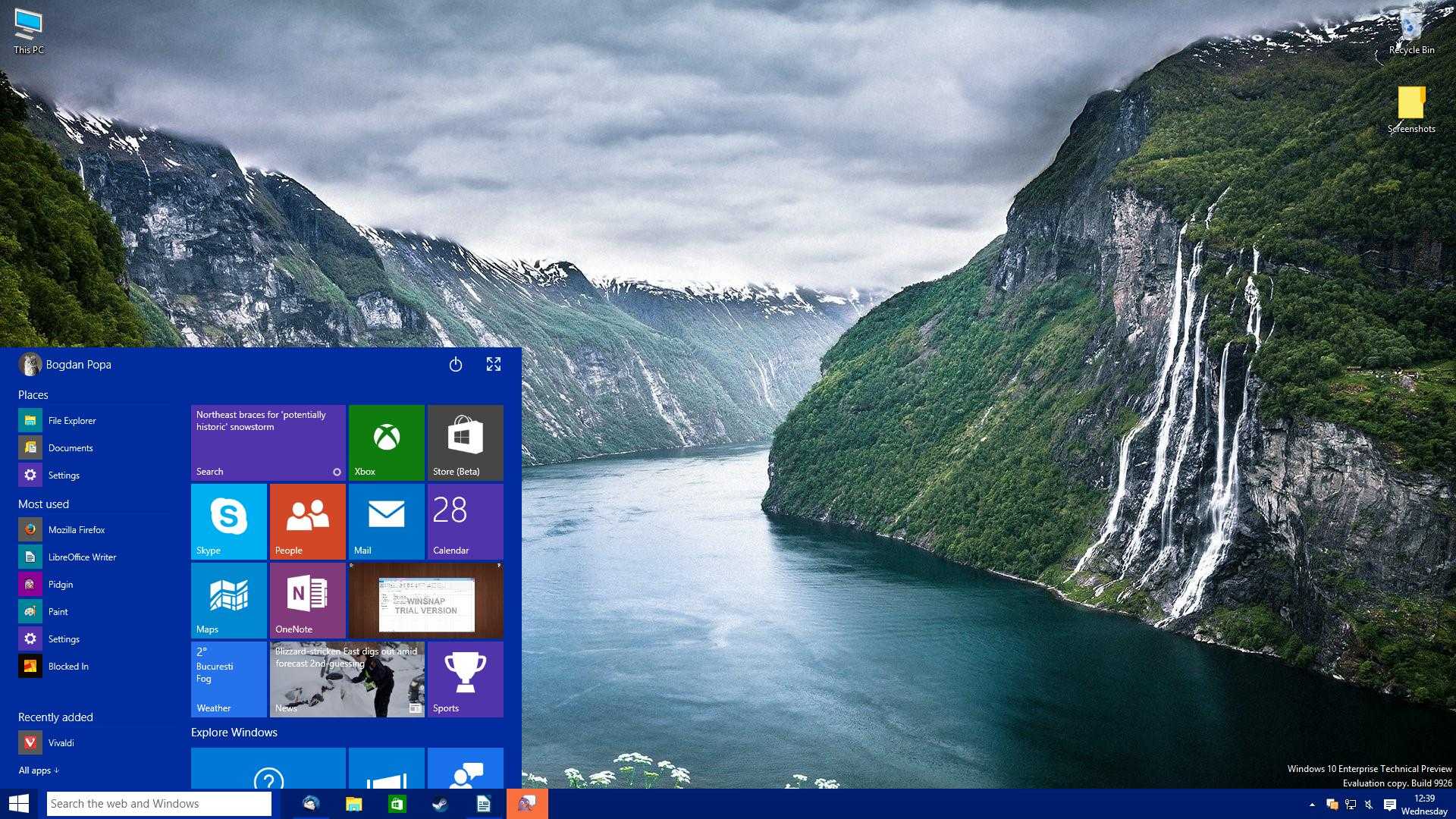 Десять лучших заставок для windows 10