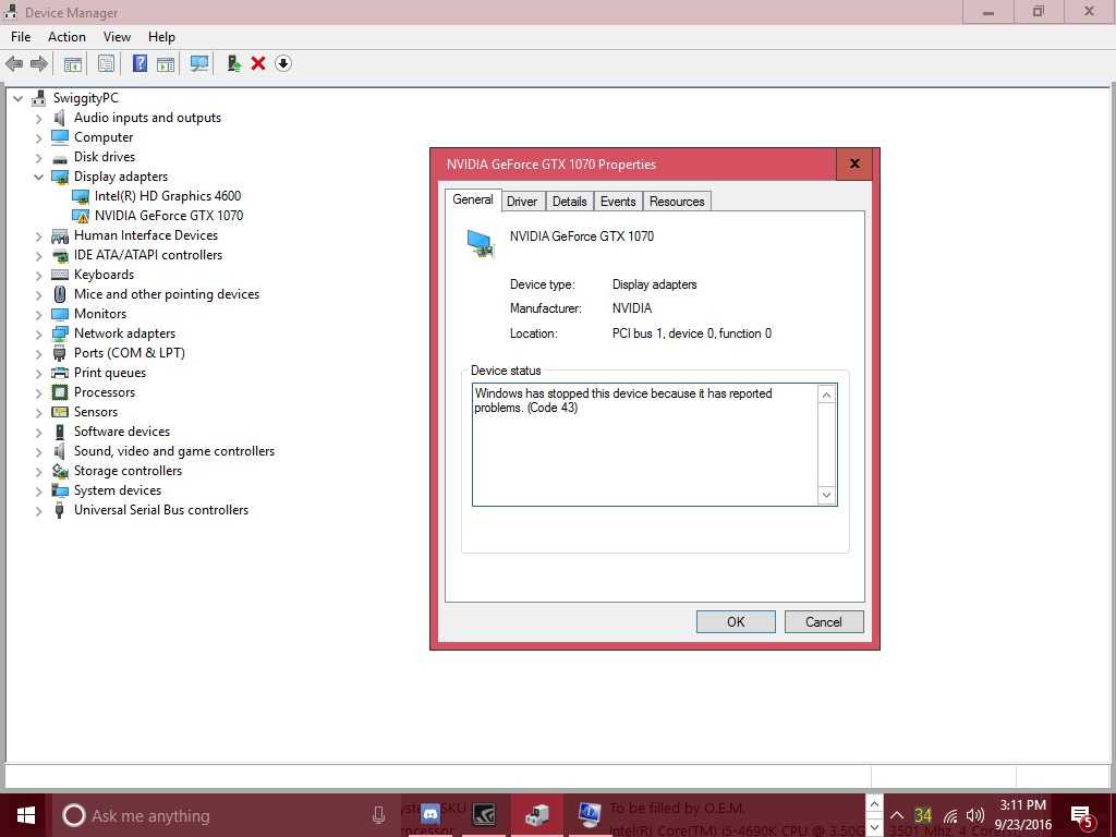 Код 43; ошибка usb и как устранить проблему windows 7 и 10