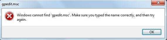 Как исправить ошибку windows не может найти gpedit.msc - центр новостей minitool