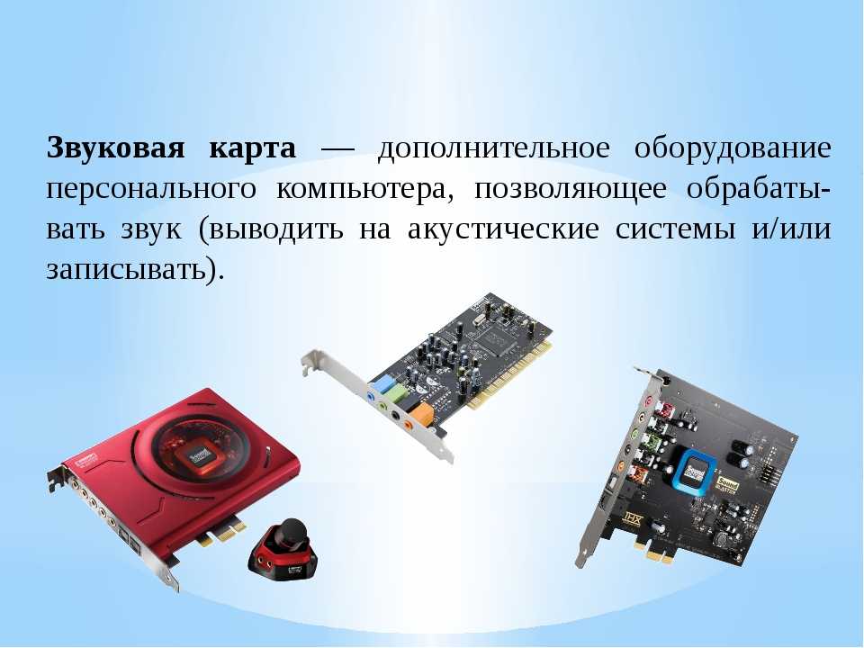 Что такое звуковая карта и для чего она нужна?