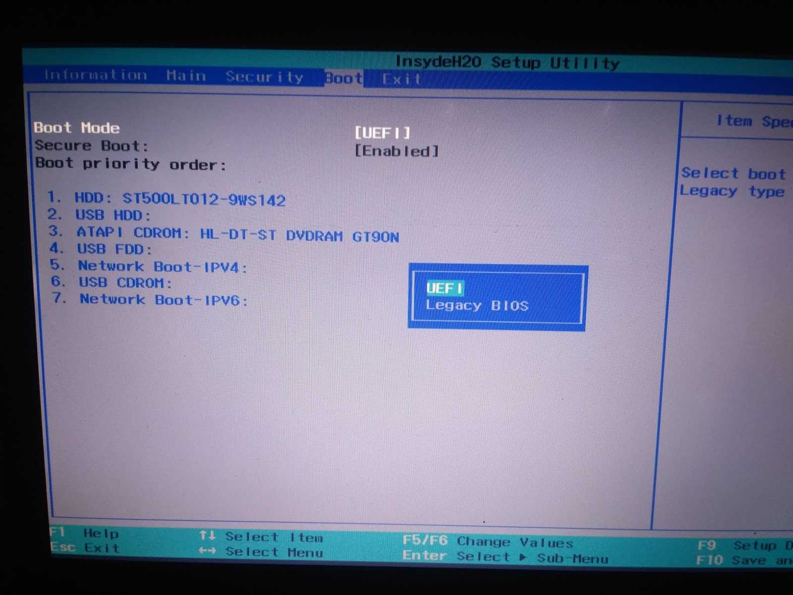 Что делать, если ноутбук пишет «no bootable device»