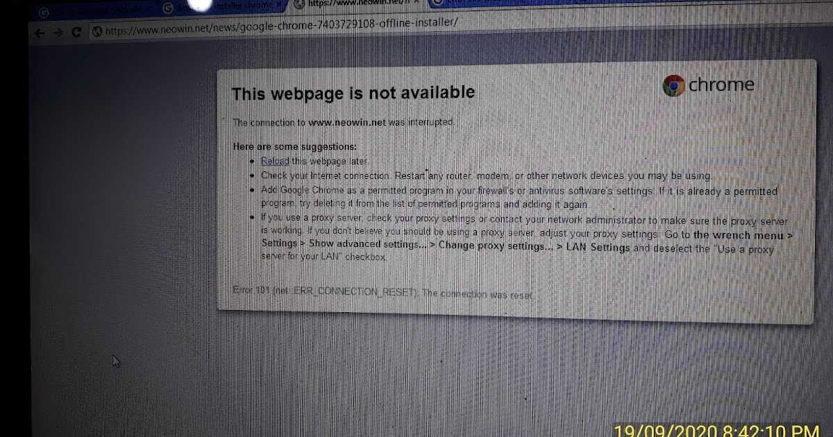Err_empty_response in google chrome [fixed]
