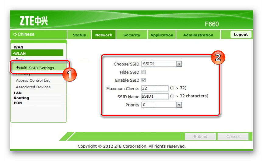Как настроить роутер мгтс gpon zte f670