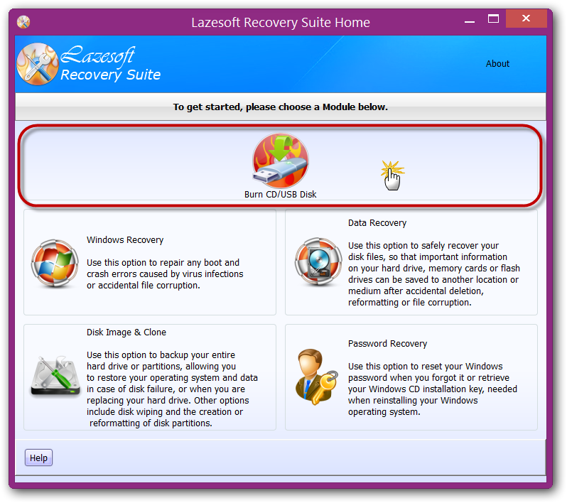 Восстановление пароля windows 8 с помощью lazesoft recover my password