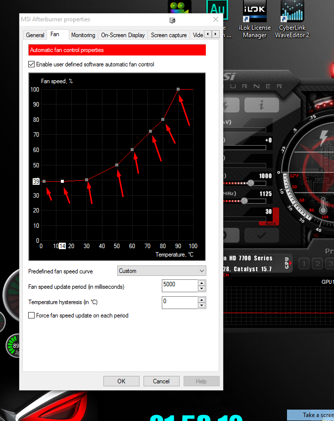 Как правильно настроить msi afterburner