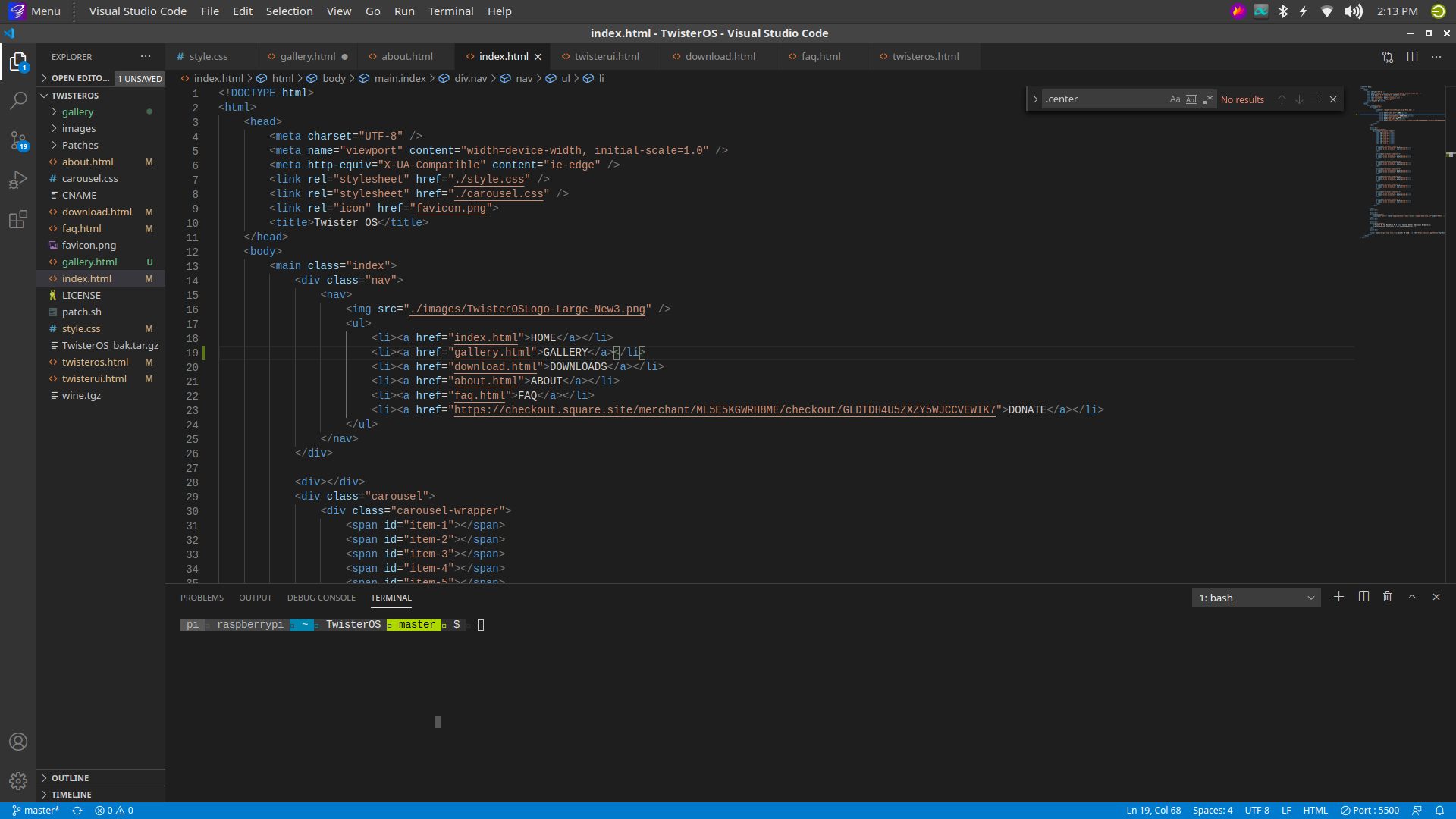 Как поменять язык в visual studio code на русский