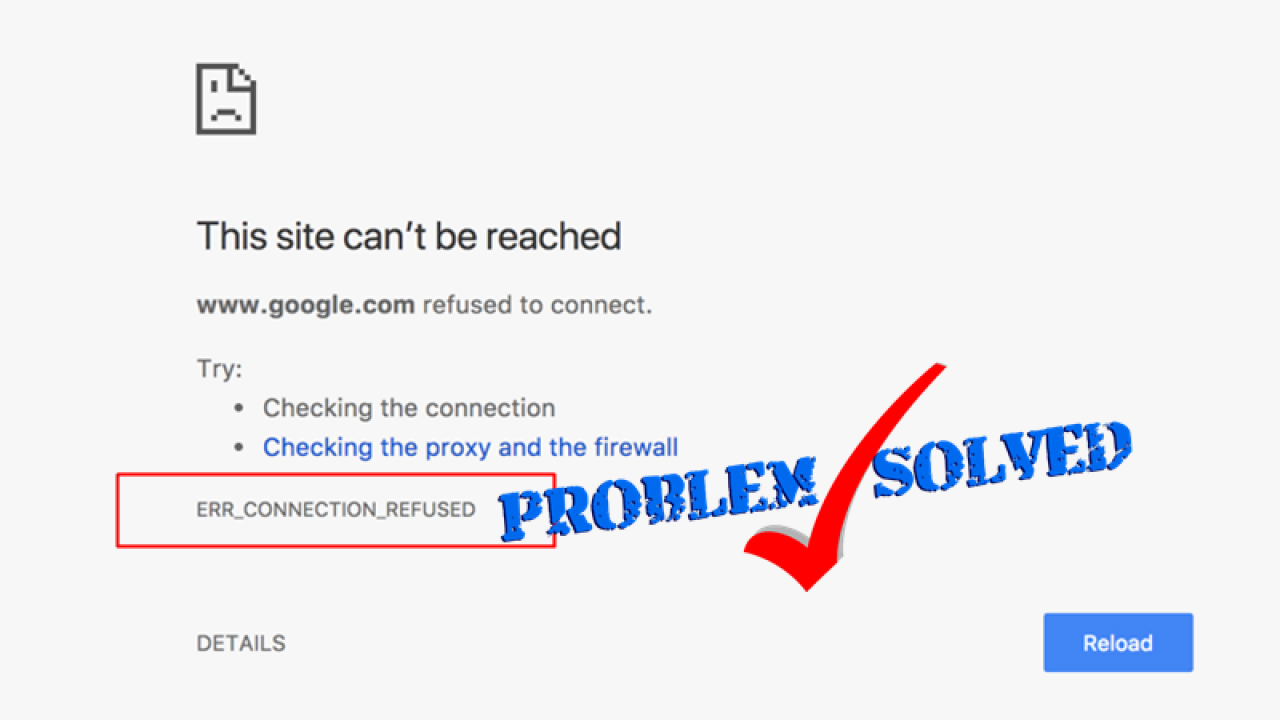 Как исправить ошибку err_connection_refused в google chrome - бинар