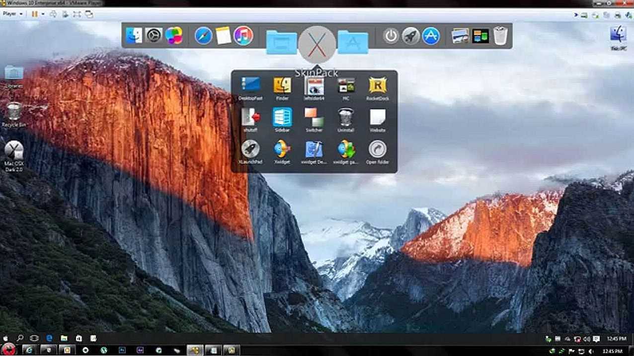 Оболочка для windows 7 под mac