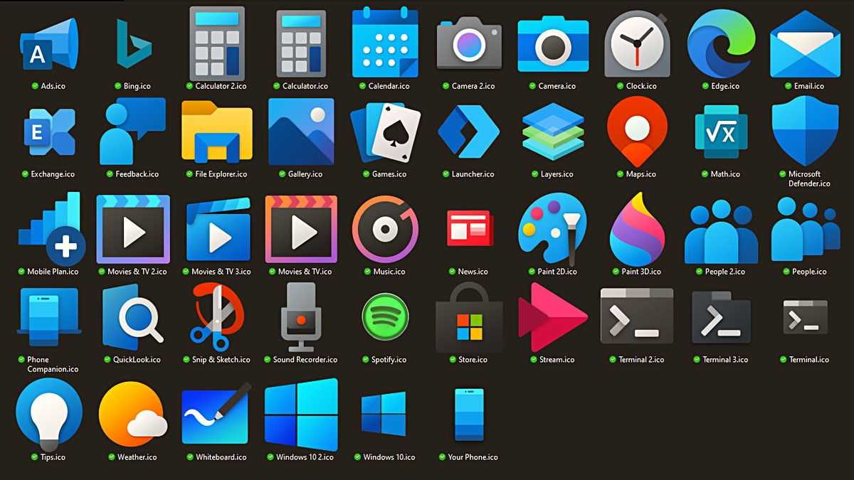 Как изменить системные иконки windows 10