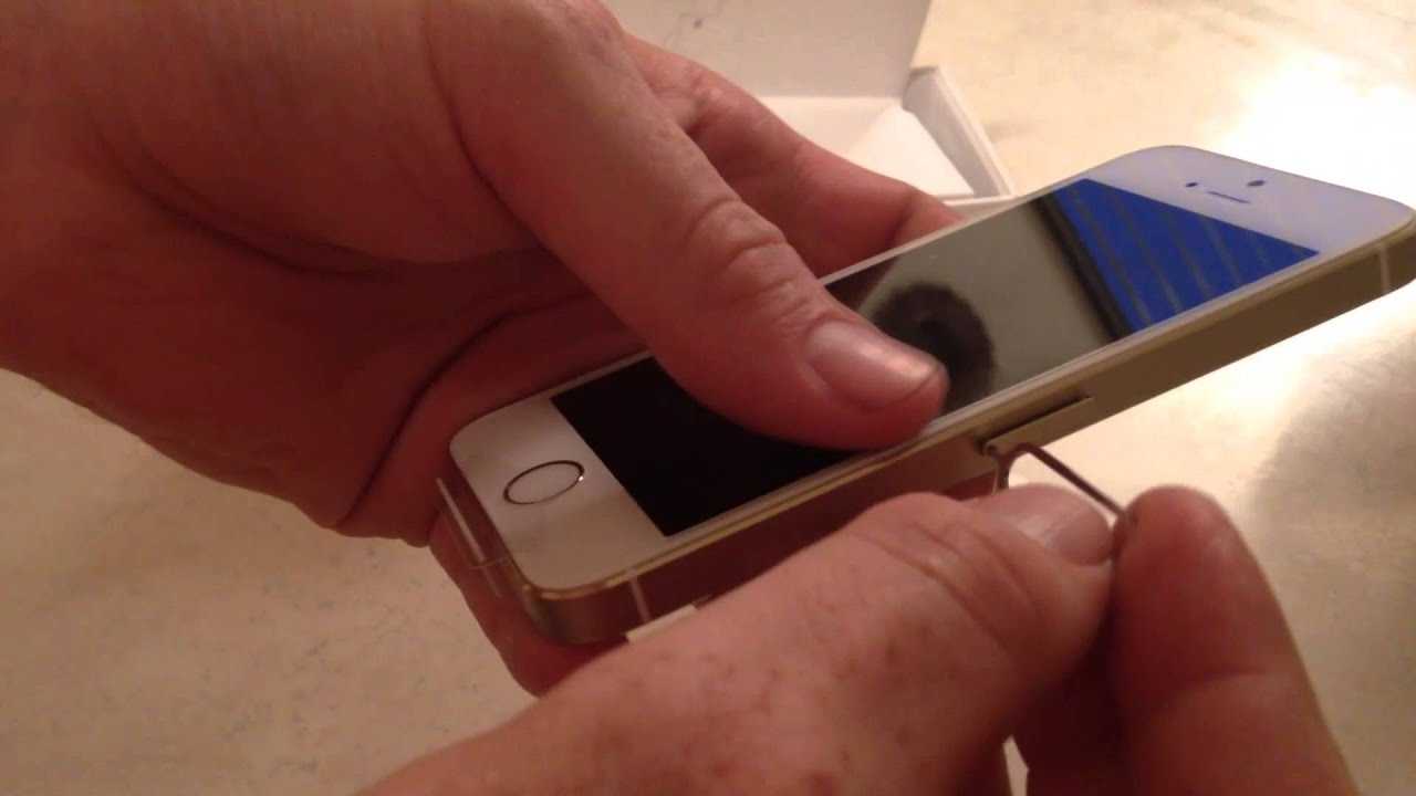Как вставить или вытащить sim-карту из iphone