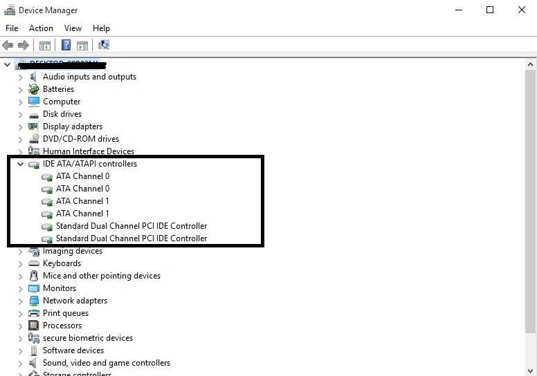 При включении ahci не запускается windows 10 - о компьютерах просто