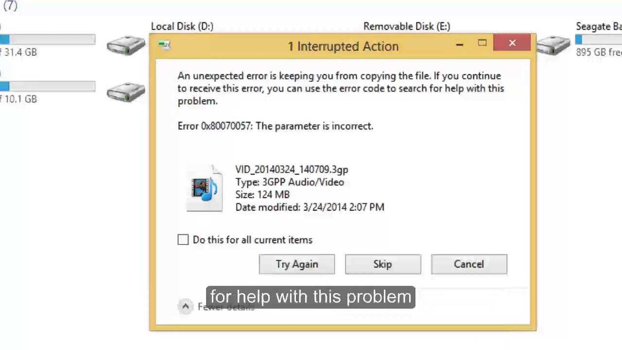 How to fix error code 0x80070057 in windows 10? | 4 fixes
