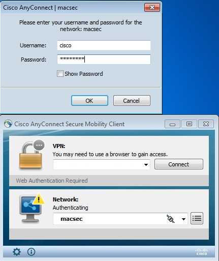 Cisco secure services client with eap-fast authentication - cisco