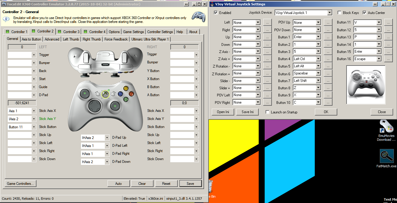 X360ce  - лучший эмулятор геймпада для пк