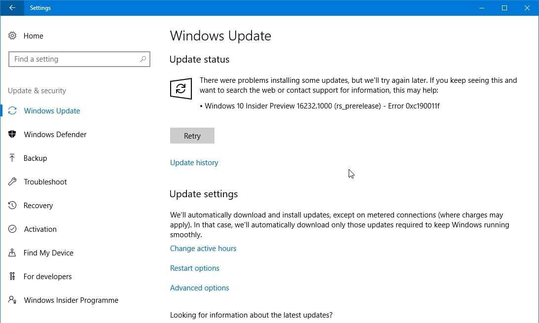 Windows update error 0xc1900204 [solved]