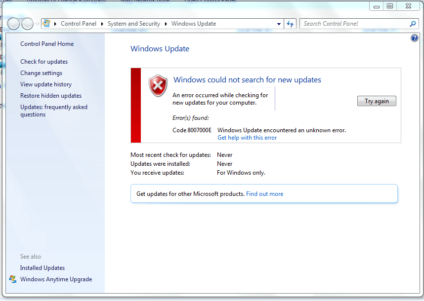 (решено) ошибка обновления windows 8007000e | быстро и легко! - легкий водитель - общие ошибки
