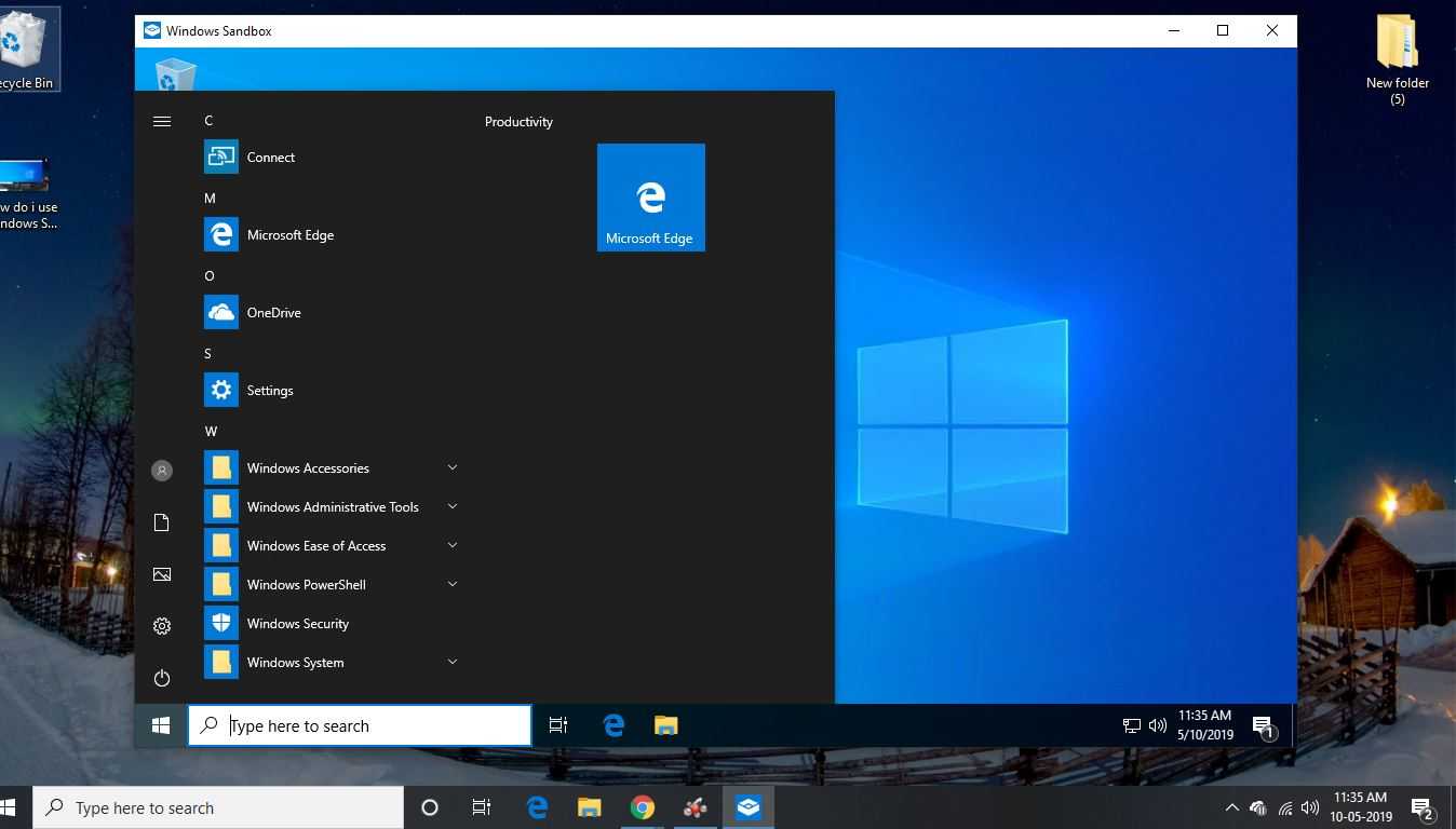 Песочница в windows 10. инструкция по включению и использованию