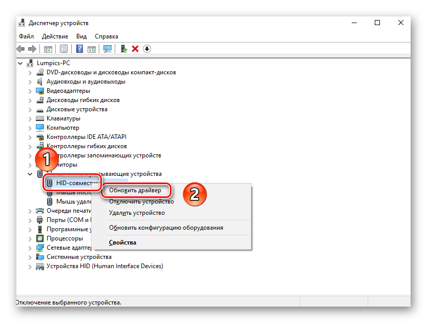Почему пропал курсор мыши и что делать с проблемой на ос windows 10