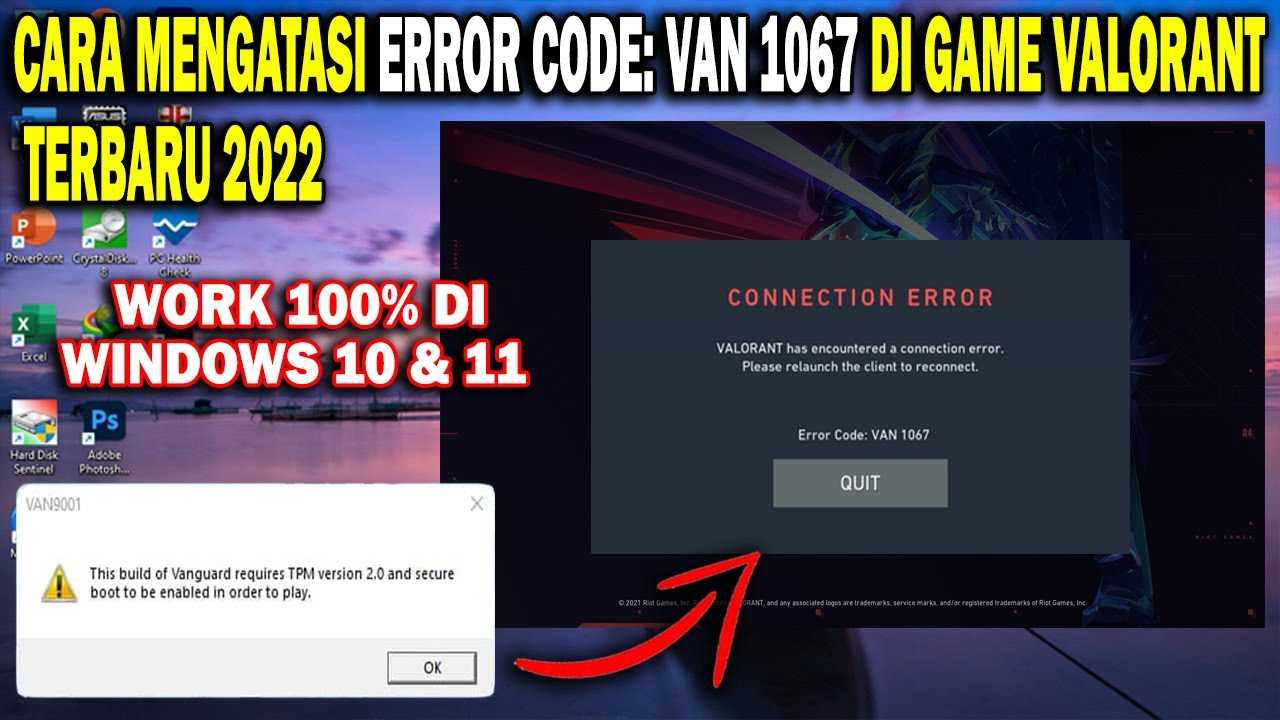 Valorant error 1 — ошибка 1: что вызывает код ошибки и как исправить?