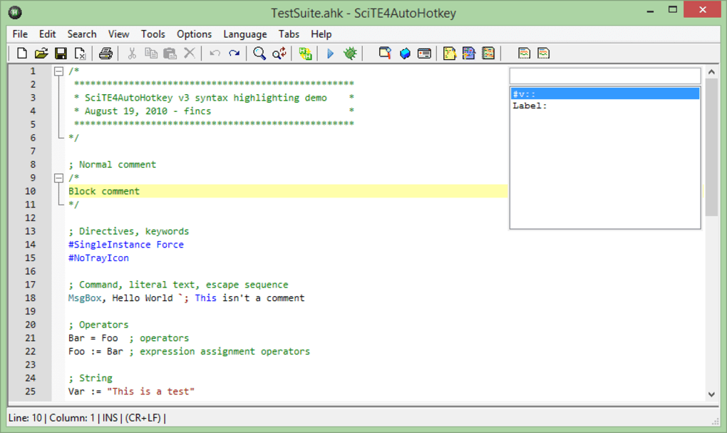 Autohotkey: tutorial and overview