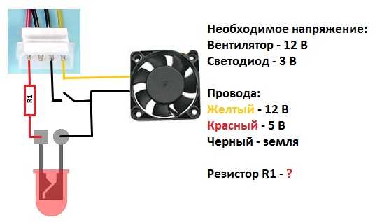 Какой провод надо использовать для подключения вентилятора