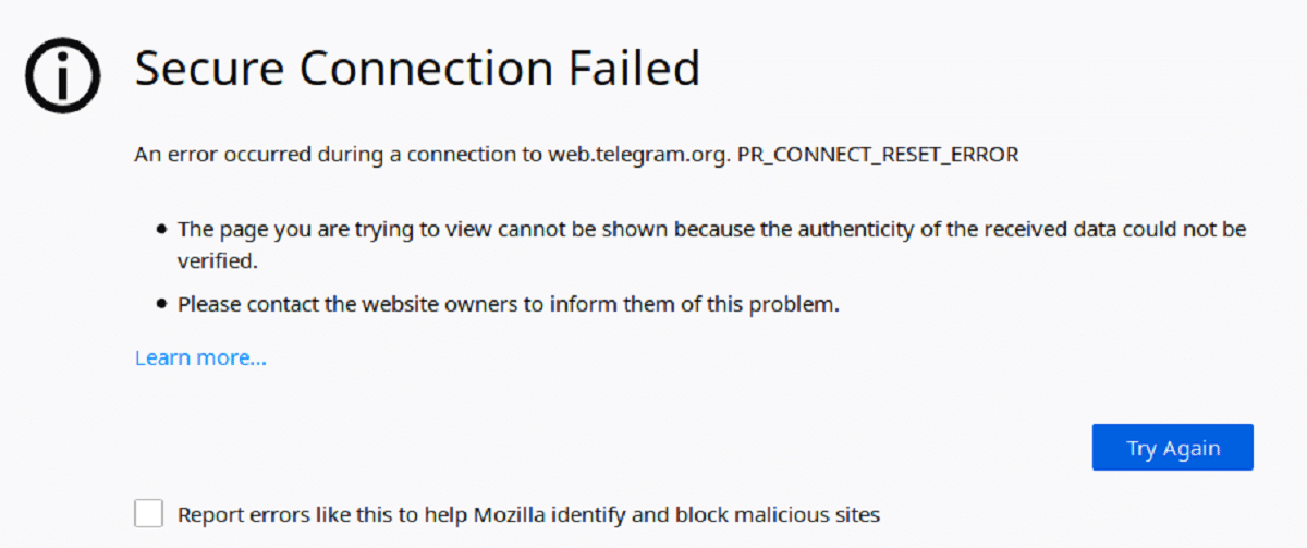 Как исправить ошибку firefox pr_connect_reset_error - etfa