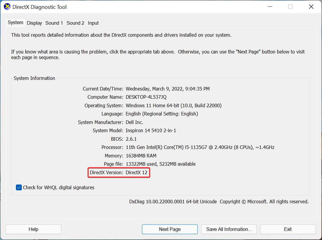 Как обновить directx »