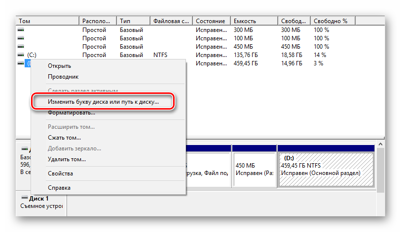 Инструкция по изменению локального диска в windows