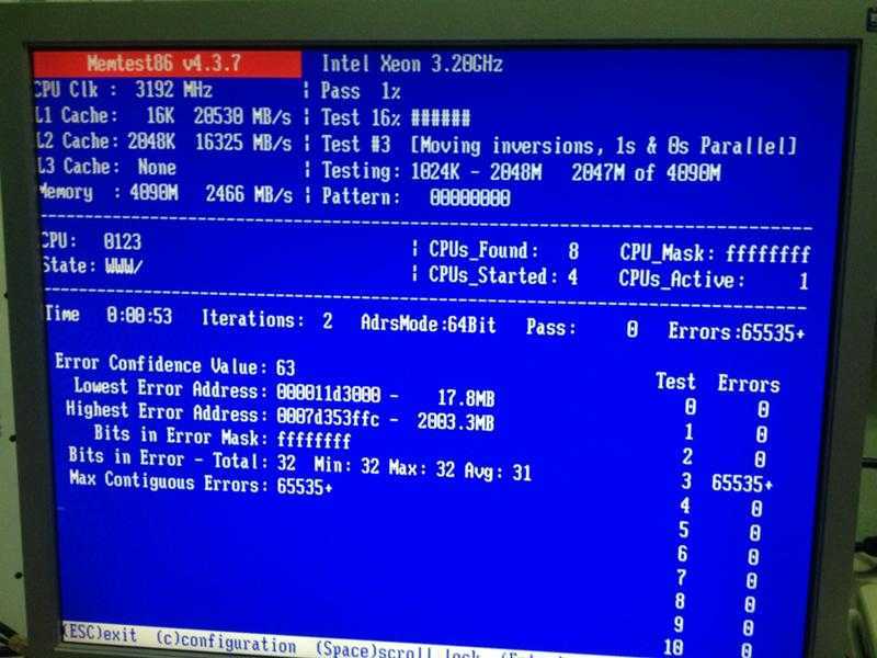 Проверка оперативной памяти windows